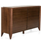 38' Tobacco Veneer And Mdf Dresser With 6 Drawers By Homeroots | Dressers | Modishstore - 4