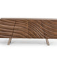 34' Walnut Wood Veneer And Steel Buffet By Homeroots | Sideboards | Modishstore