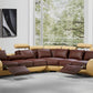 31' Bonded Leather and Wood Sectional Sofa By Homeroots | Sectional | Modishstore