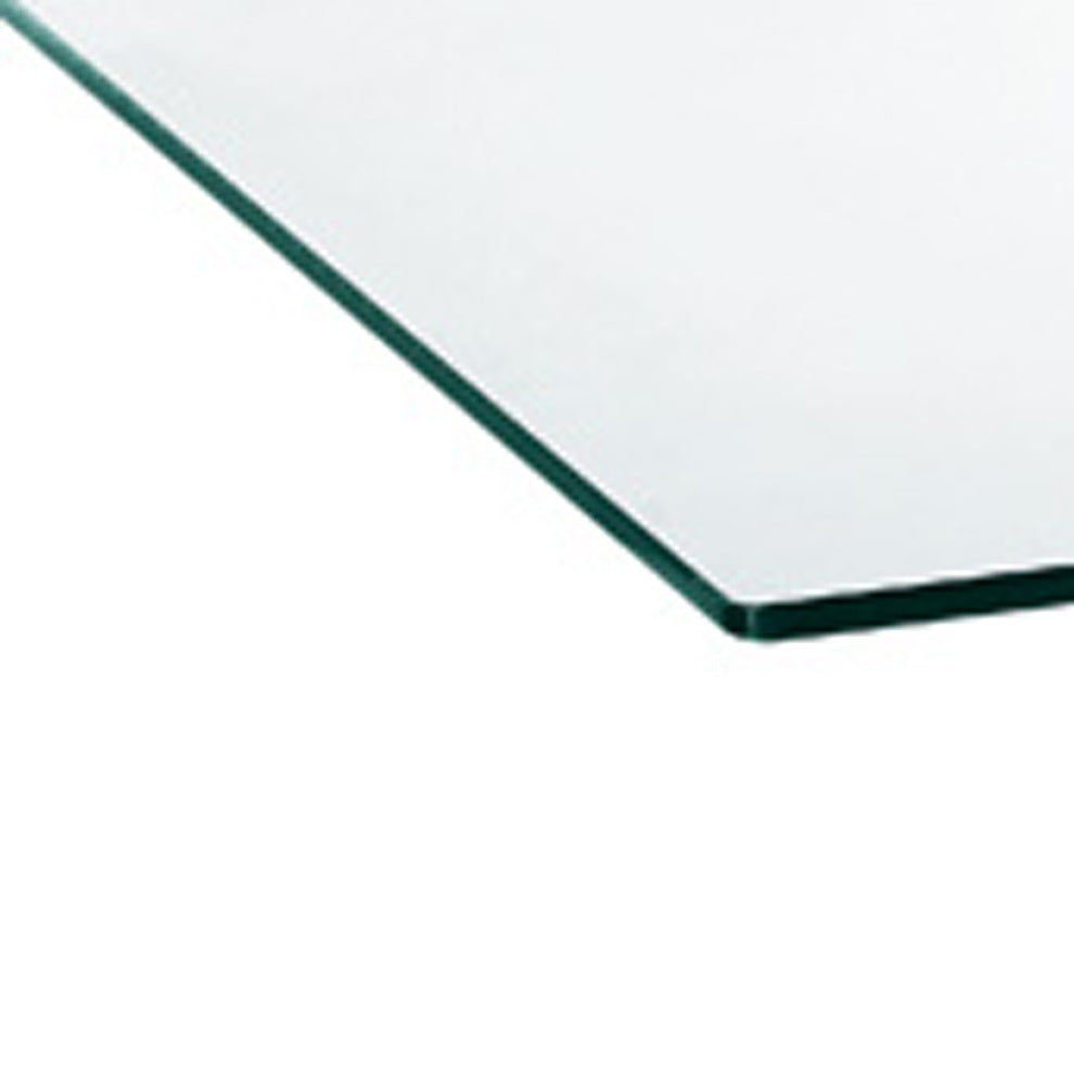 18' Steel and Glass Coffee Table By Homeroots - 283165 | Coffee Tables | Modishstore - 5