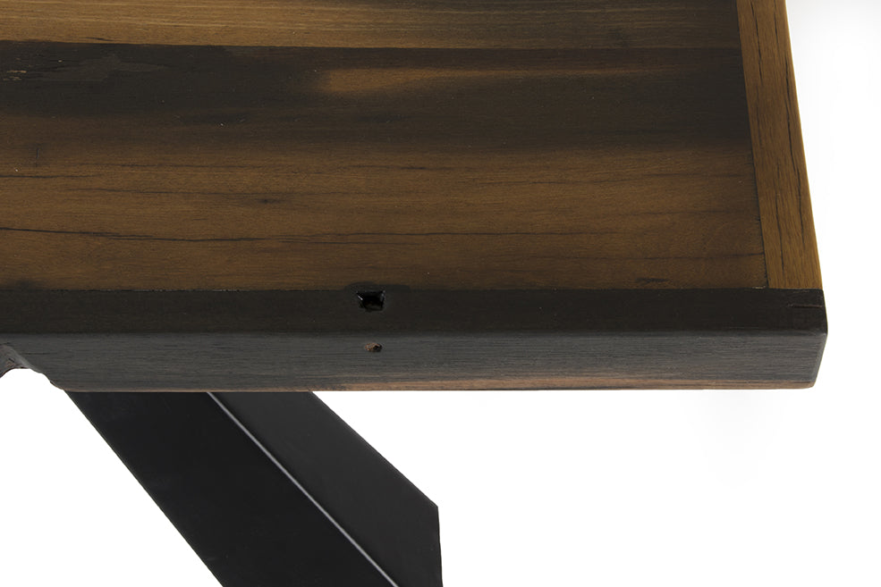 15' Ship Wood and Metal Coffee Table By Homeroots | Coffee Tables | Modishstore - 5