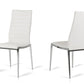 Libby - Modern White Leatherette Dining Chair (Set Of 2) By Homeroots | Dining Chairs | Modishstore