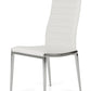 Libby - Modern White Leatherette Dining Chair (Set Of 2) By Homeroots | Dining Chairs | Modishstore - 2