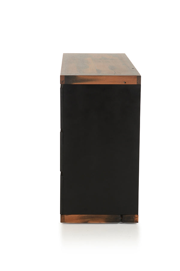 34' Black Mdf And Ship Wood Buffet By Homeroots | Sideboards | Modishstore - 5