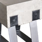 Modern Concrete And Black Stool By Homeroots | Stools | Modishstore - 5
