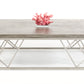 13' Concrete and Steel Coffee Table By Homeroots | Coffee Tables | Modishstore - 4