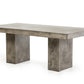 Dark Gray Concrete Dining Table By Homeroots | Dining Tables | Modishstore