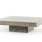 12' Concrete Coffee Table By Homeroots | Coffee Tables | Modishstore - 3