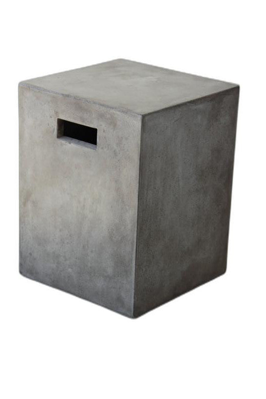 18' Concrete Dining Stool By Homeroots | Stools | Modishstore - 4