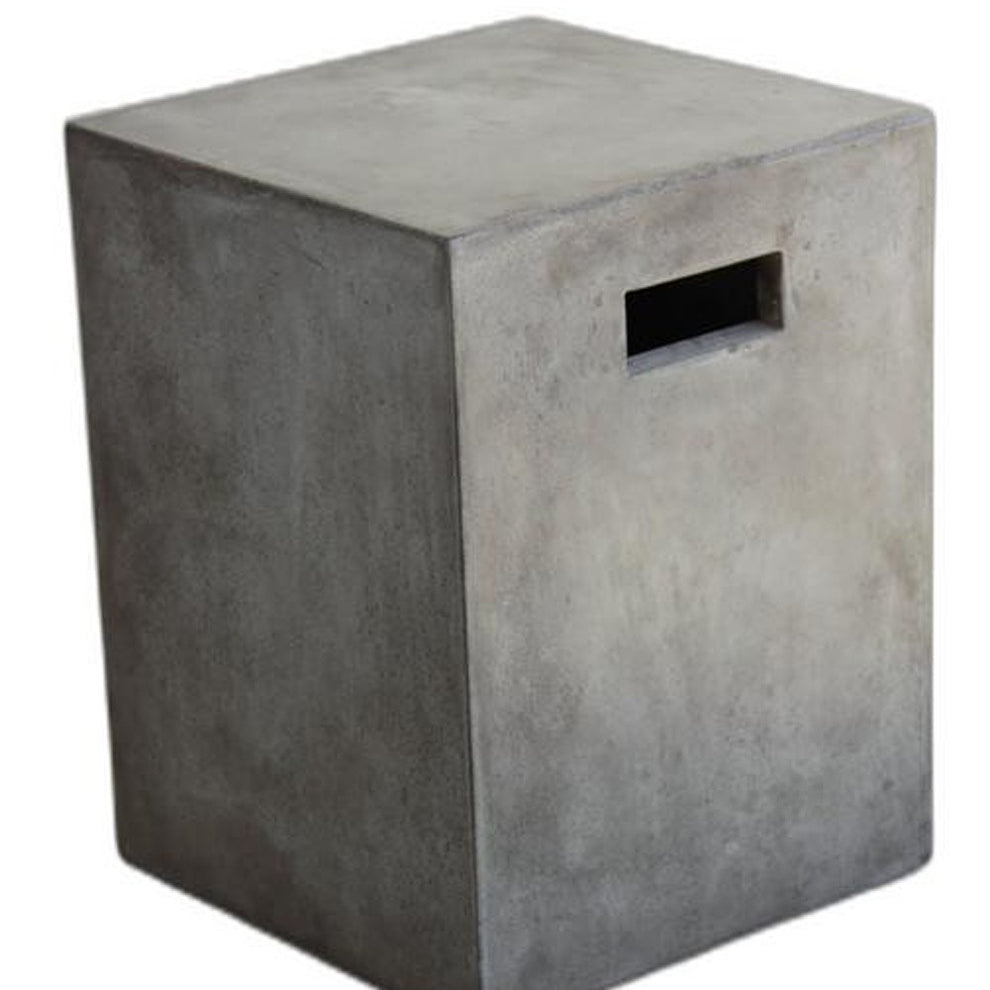 18' Concrete Dining Stool By Homeroots | Stools | Modishstore - 5