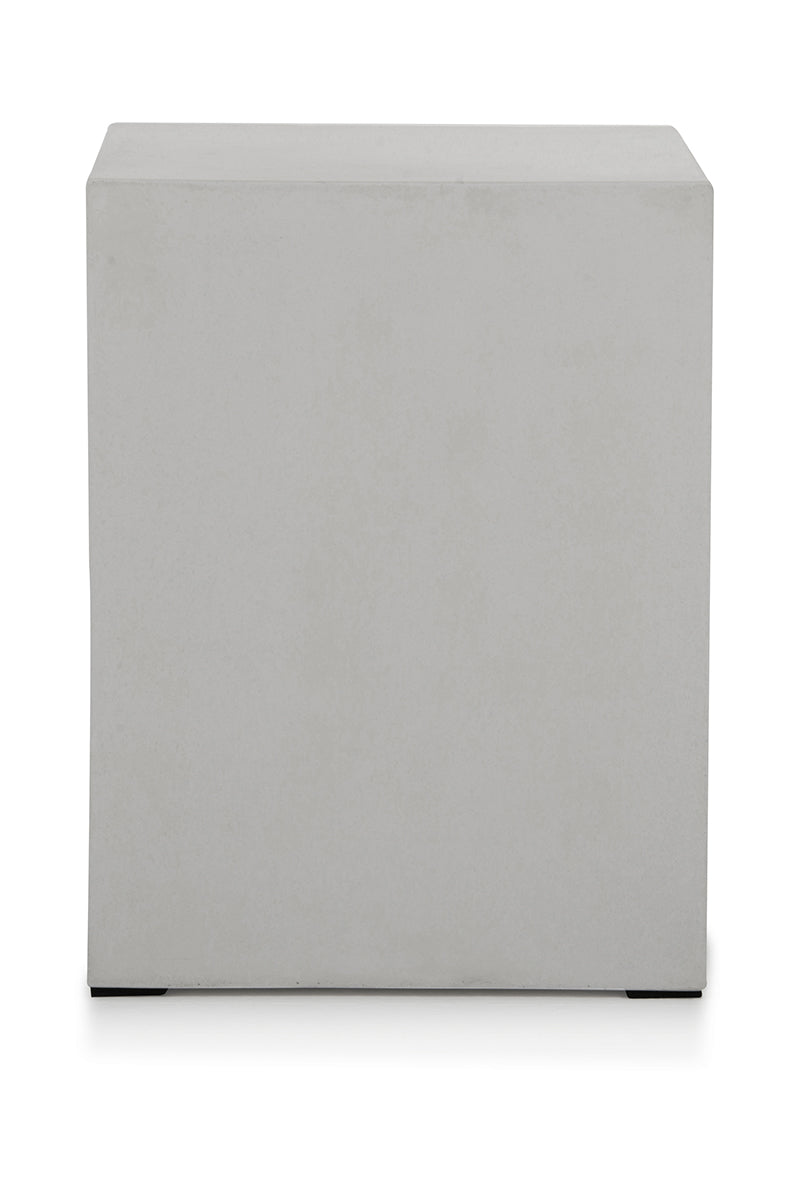 Ivory Concrete Dining Stool By Homeroots | Stools | Modishstore - 4