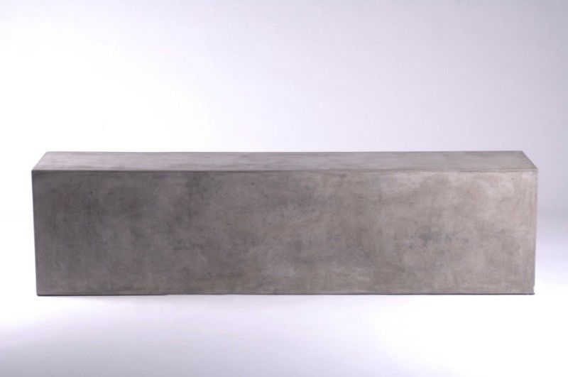 19' Concrete Bench By Homeroots | Outdoor Stools & Benches | Modishstore - 3