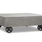 14' Concrete and Metal Coffee Table By Homeroots | Coffee Tables | Modishstore - 3