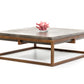 15' Concrete and Metal Coffee Table By Homeroots | Coffee Tables | Modishstore - 2