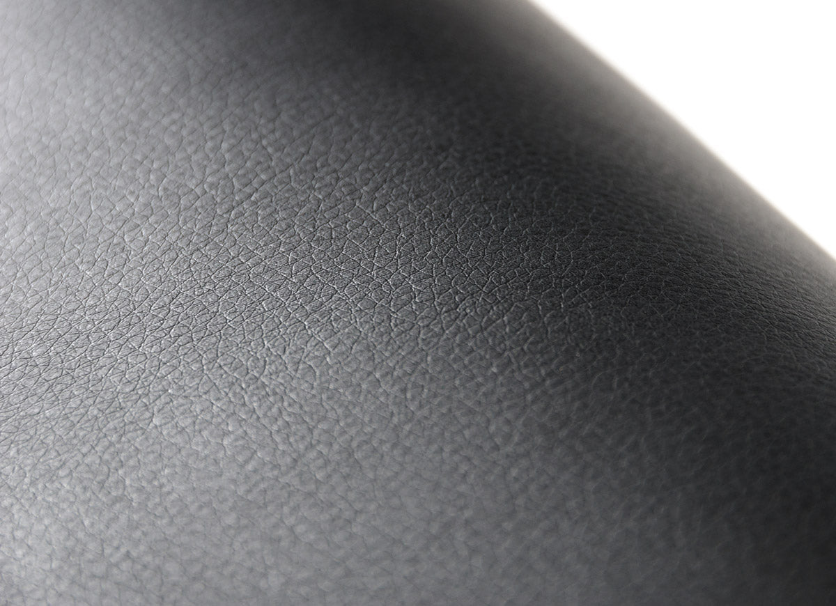 Two 38' Black Leatherette And Metal Dining Chairs By Homeroots | Dining Chairs | Modishstore - 2