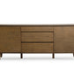 34' Tobacco Wood And Veneer Buffet By Homeroots | Sideboards | Modishstore