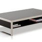 14" Ebony Lacquer MDF and Steel Coffee Table By Homeroots | Coffee Tables | Modishstore - 4