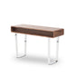 30' Walnut Veneer Steel and MDF Console Table By Homeroots | Console Tables | Modishstore - 4
