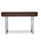 30' Walnut Veneer Steel and MDF Console Table By Homeroots | Console Tables | Modishstore - 5