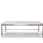 18' Steel and Glass Coffee Table By Homeroots - 283428 | Coffee Tables | Modishstore - 2