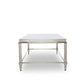 18' Steel and Glass Coffee Table By Homeroots - 283428 | Coffee Tables | Modishstore - 3