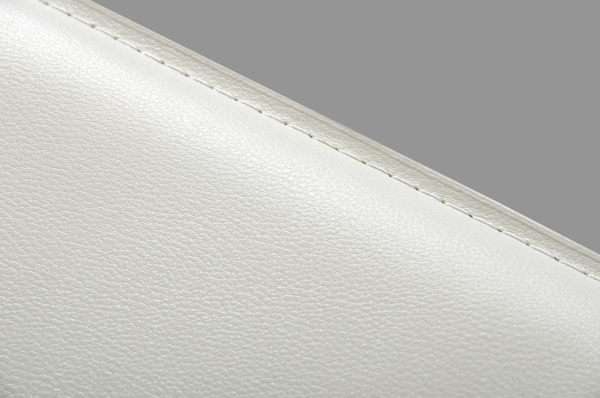 41' Black Eco Leather And Steel Bar Stool By Homeroots | Bar Stools | Modishstore - 8