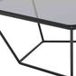 12' Metal and Glass Coffee Table By Homeroots | Coffee Tables | Modishstore - 5