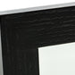 20" Black MDF and Glass Mirror By Homeroots | Mirrors | Modishstore - 2