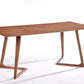 31' Walnut Wood And Veneer Dining Table By Homeroots | Dining Tables | Modishstore - 5