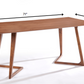 31' Walnut Wood And Veneer Dining Table By Homeroots | Dining Tables | Modishstore - 6