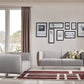 29" Grey and Yellow Fabric Foam Metal and Wood Sofa Set By Homeroots | Sofa Set | Modishstore - 2