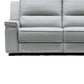 39' Grey Leatherette Foam Steel and Wood Sofa Set By Homeroots | Sofa Set | Modishstore - 5