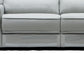 39' Grey Leatherette Foam Steel and Wood Sofa Set By Homeroots | Sofa Set | Modishstore - 6