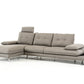 34' Grey Foam Steel Wood and Veneer Sectional Sofa By Homeroots | Sectional | Modishstore