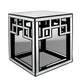 26" Mirrored Glass and MDF End Table By Homeroots | End Tables | Modishstore - 3