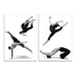 47" Canvas 2 Panels Dancers Black and White Photo By Homeroots | Sculptures | Modishstore - 3