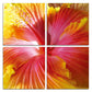 24" Multicolor Canvas 4 Panels Hibiscus Photo By Homeroots | Sculptures | Modishstore - 2