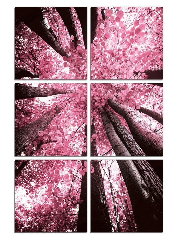 24" Canvas 6 Panels Blossom Trees Color Photo By Homeroots | Sculptures | Modishstore - 3