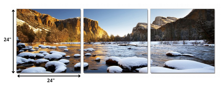 24" Canvas 3 Panels Color Photo By Homeroots | Wall Decor | Modishstore - 2