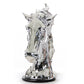 Modern Silver Horse Head Sculpture By Homeroots | Sculptures | Modishstore - 5