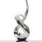 33" Silver Rotatory Sculpture By Homeroots | Sculptures | Modishstore