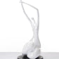 24" White Lass Sculpture By Homeroots | Sculptures | Modishstore - 2