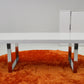 30' White Mdf Extendable Dining Table With Stainless Steel Legs By Homeroots | Dining Tables | Modishstore - 4