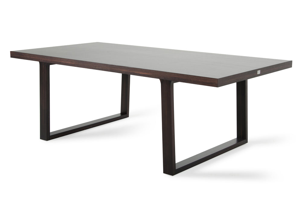 30' Oak Veneer Dining Table By Homeroots | Dining Tables | Modishstore - 4