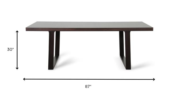 30' Oak Veneer Dining Table By Homeroots | Dining Tables | Modishstore - 6