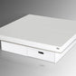 12' White Gloss Coffee Table with Pull Out Squares By Homeroots | Coffee Tables | Modishstore