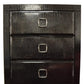 44 Black Crocodile MDF Chest with 5 Drawers By Homeroots | Drawers | Modishstore - 4