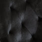38' Black Velvet Fabric Dining Chair By Homeroots | Dining Chairs | Modishstore - 5