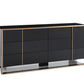 29' Black And Brushed Bronze Dresser By Homeroots | Dressers | Modishstore - 2