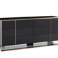 29' Black And Brushed Bronze Dresser By Homeroots | Dressers | Modishstore - 2